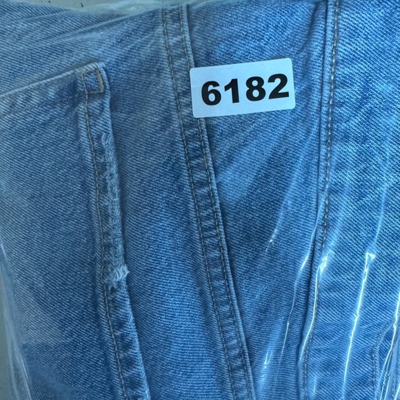 Old Navy Sky Hi Wide Leg Jeans Womens 16 Light Wash Y2K Extra High Rise - Picture 12 of 12